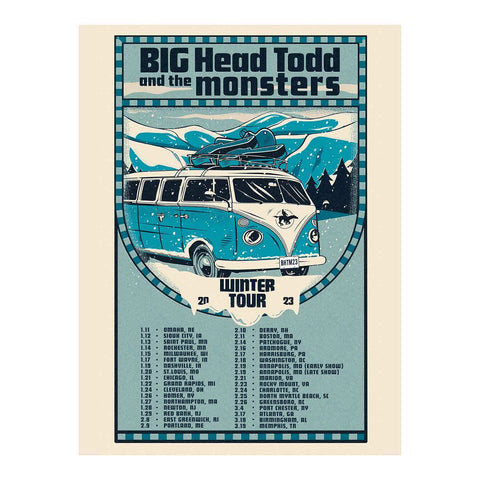 2023 Winter Tour 18x24 Tour Poster (Unsigned)